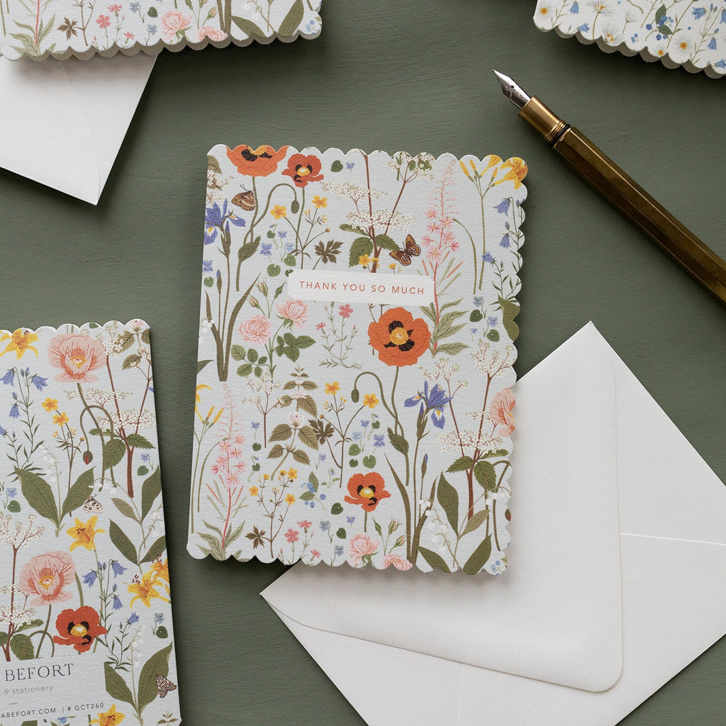 WILD FLOWERS | Thank You Card