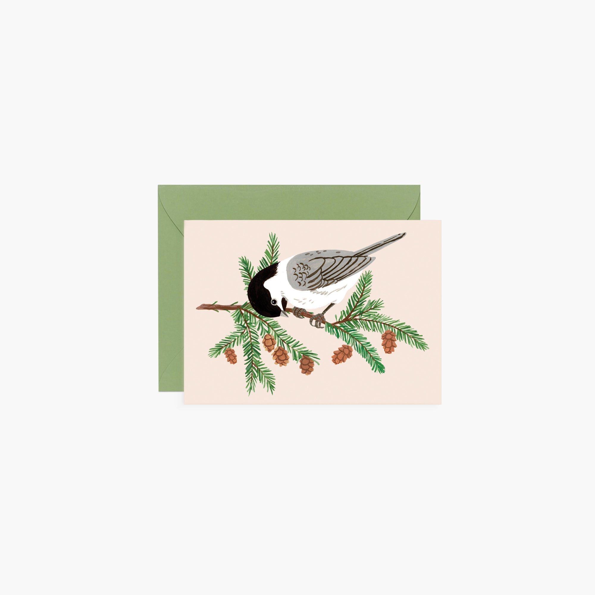 FREE GIFT | CHICKADEE & PINE | mini card