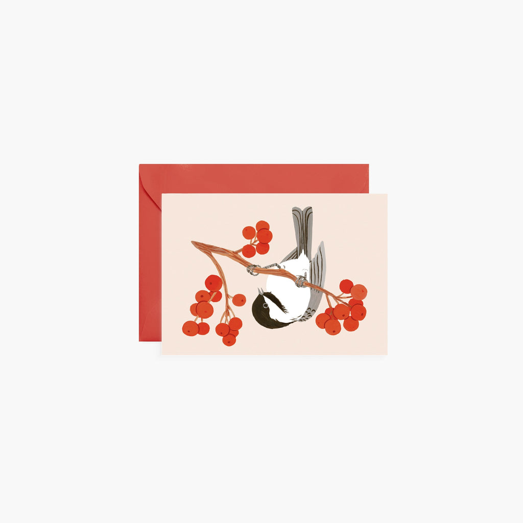 CHICKADEE & BERRY | Mini Card