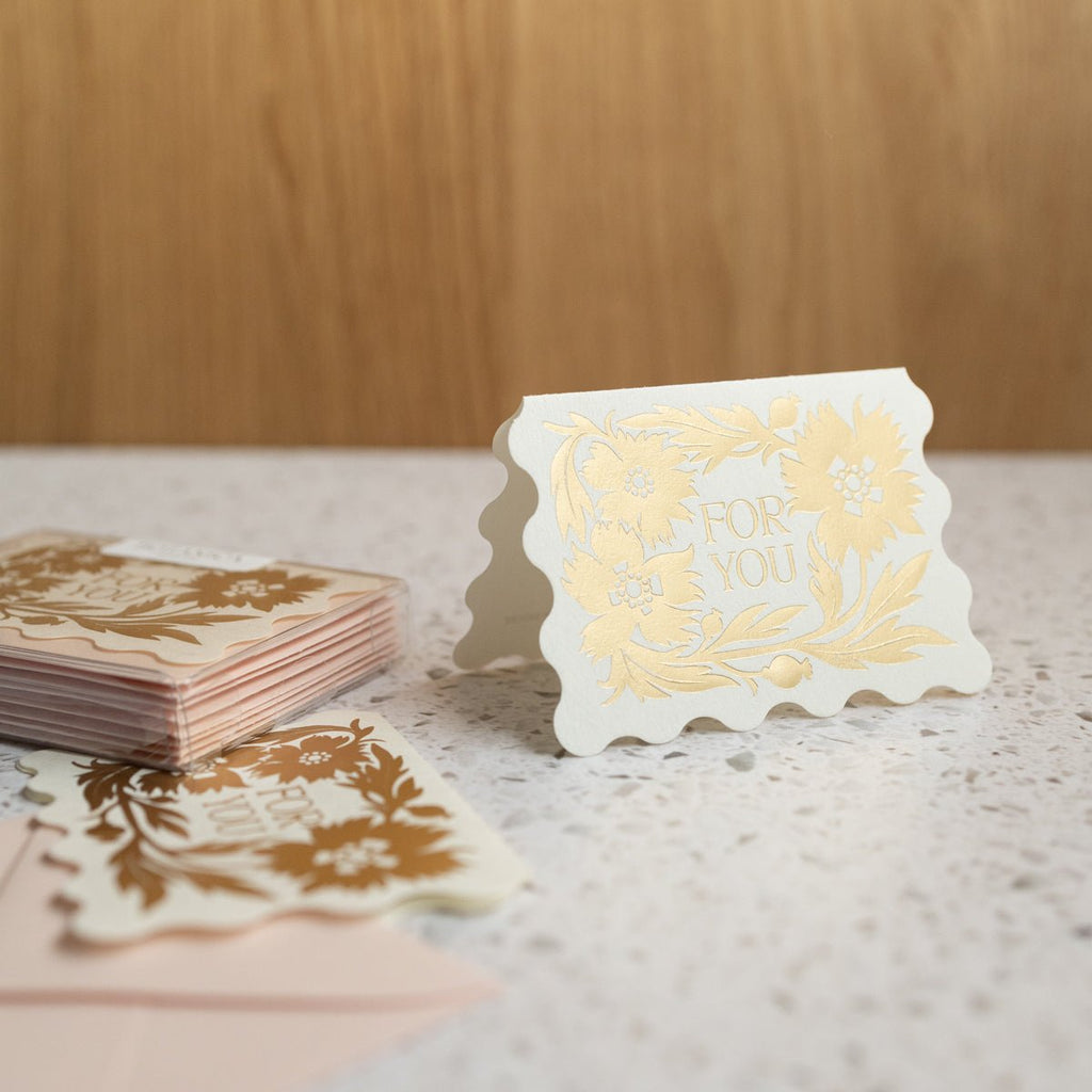 GOLD POPPY | Mini Boxed Cards of 8