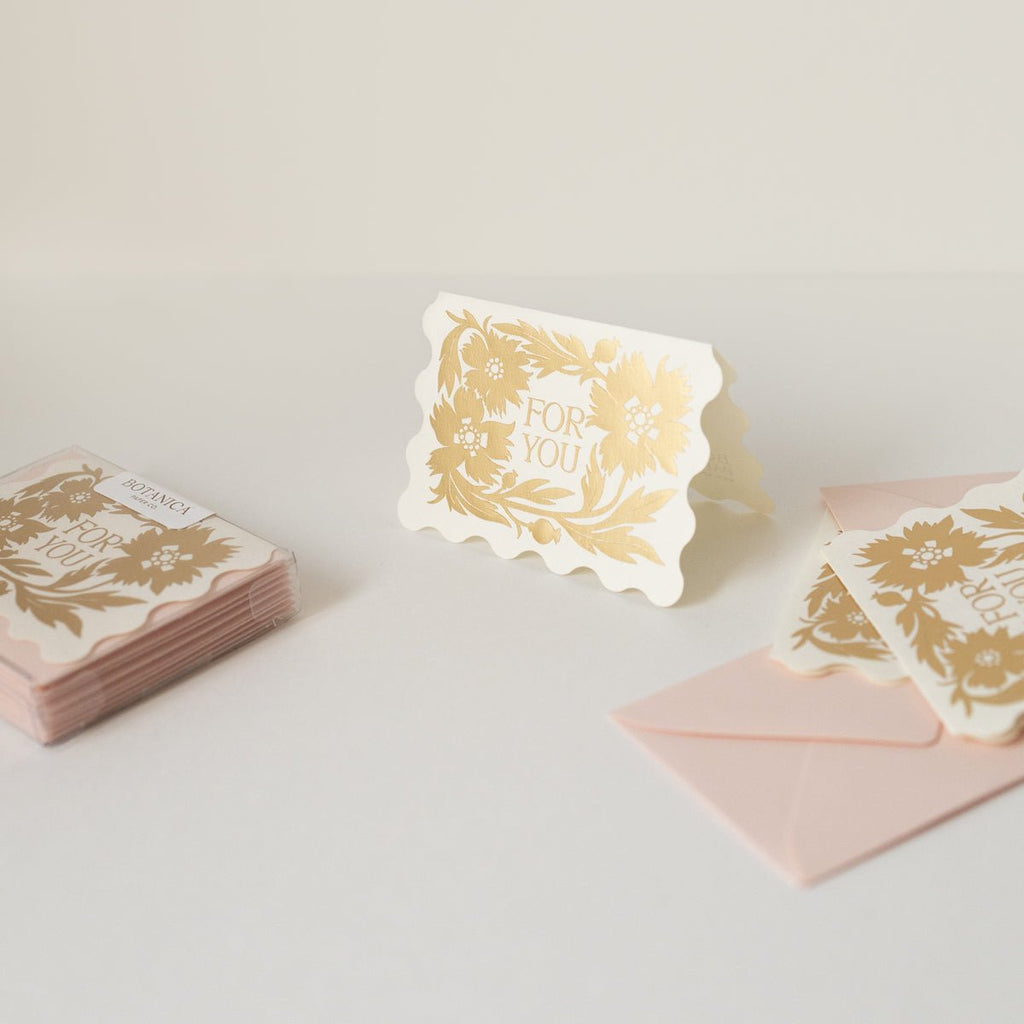 GOLD POPPY | Mini Boxed Cards of 8
