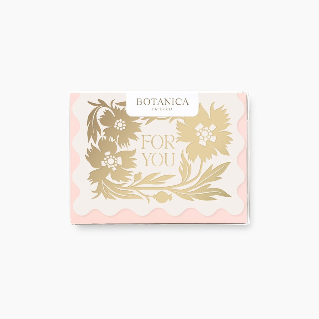 GOLD POPPY | Mini Boxed Cards of 8