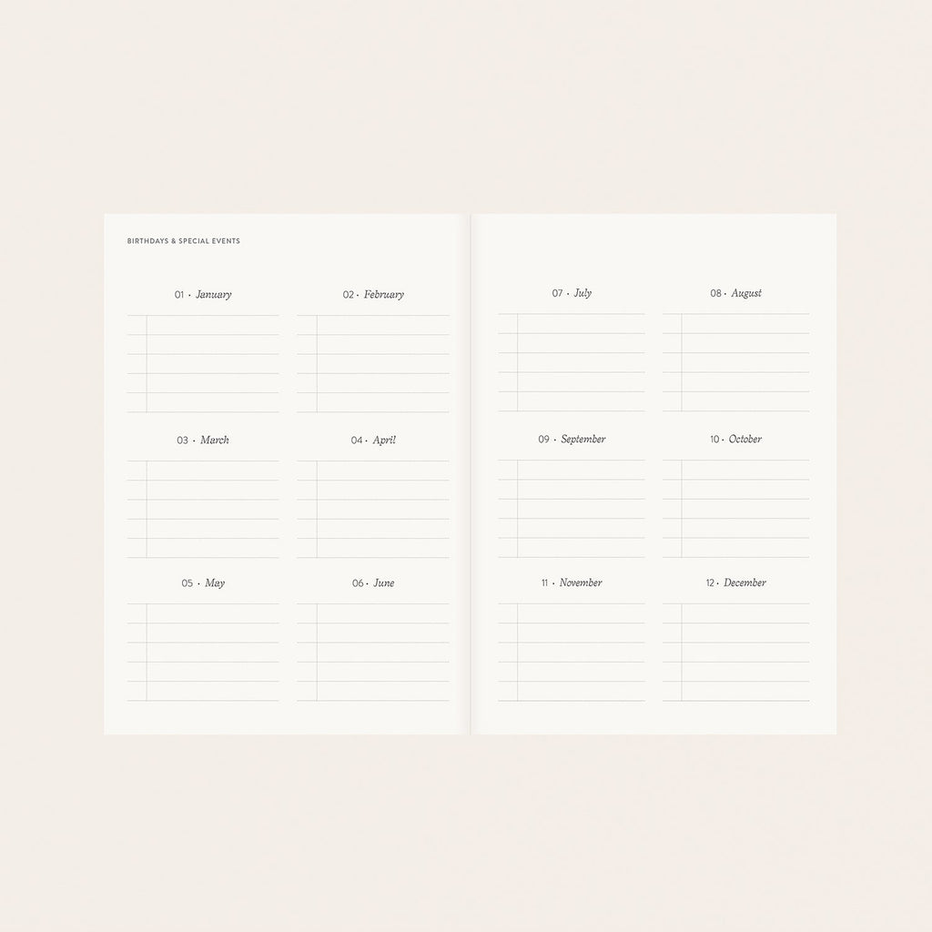 HERBARIUM | LINEN-BOUND PLANNER