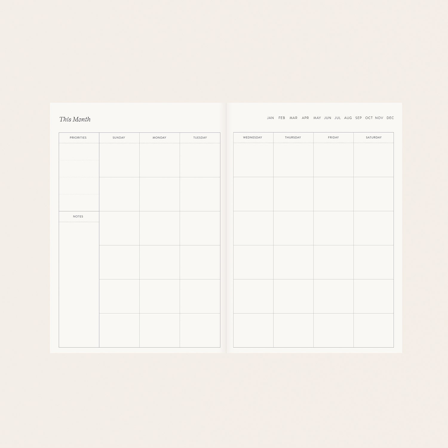 HERBARIUM | LINEN-BOUND PLANNER