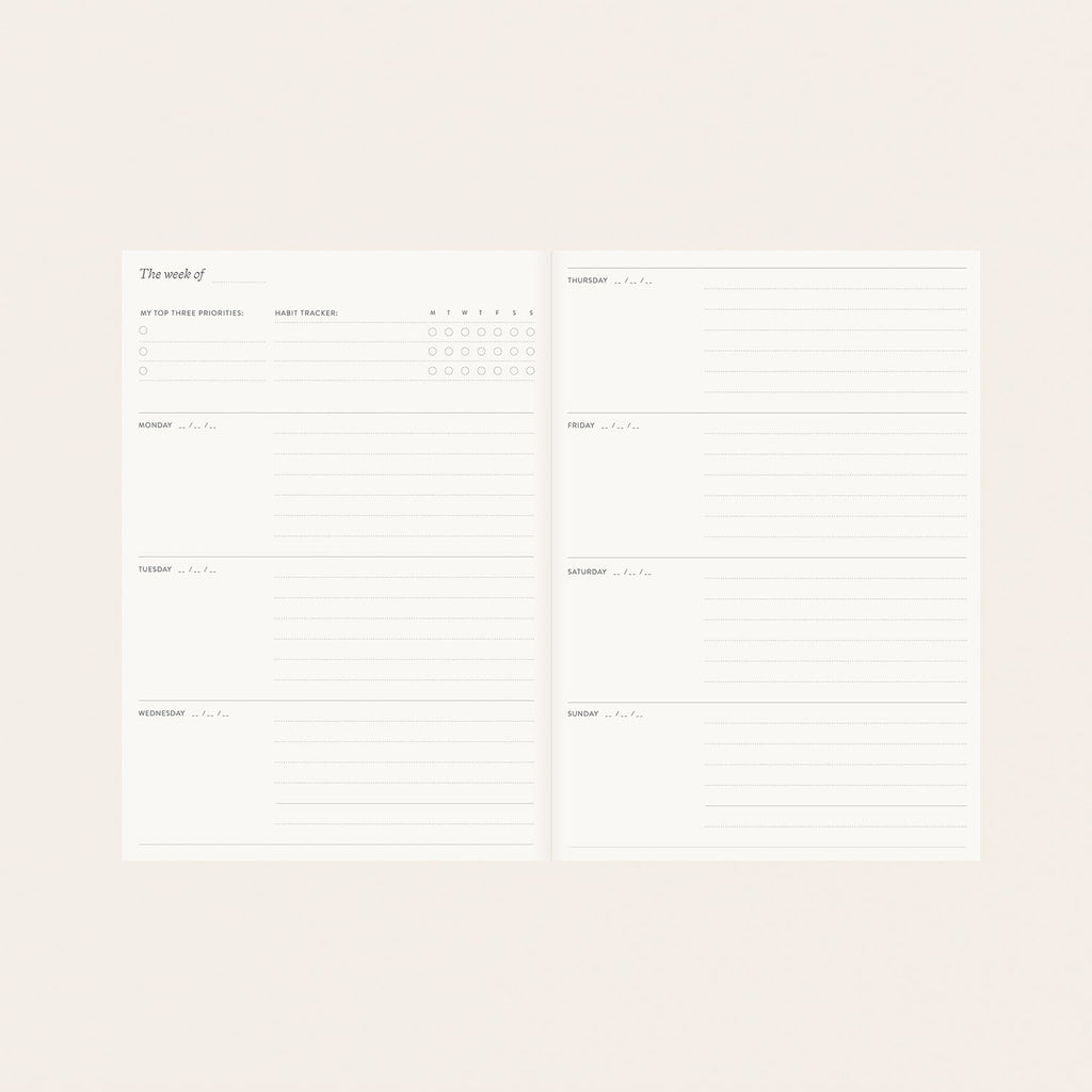 HERBARIUM | LINEN-BOUND PLANNER