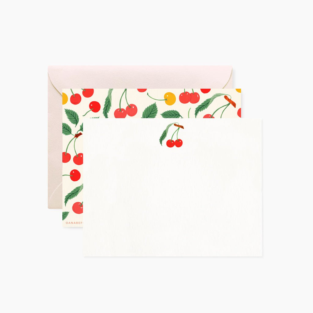 CHERRY Notecards | Set of 4