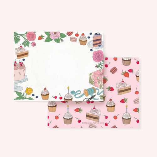 BIRTHDAY TREATS Notecards | Set of 4