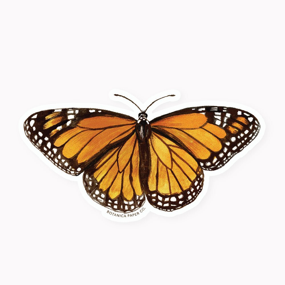 MONARCH BUTTERFLY | CLEAR VINYL STICKER