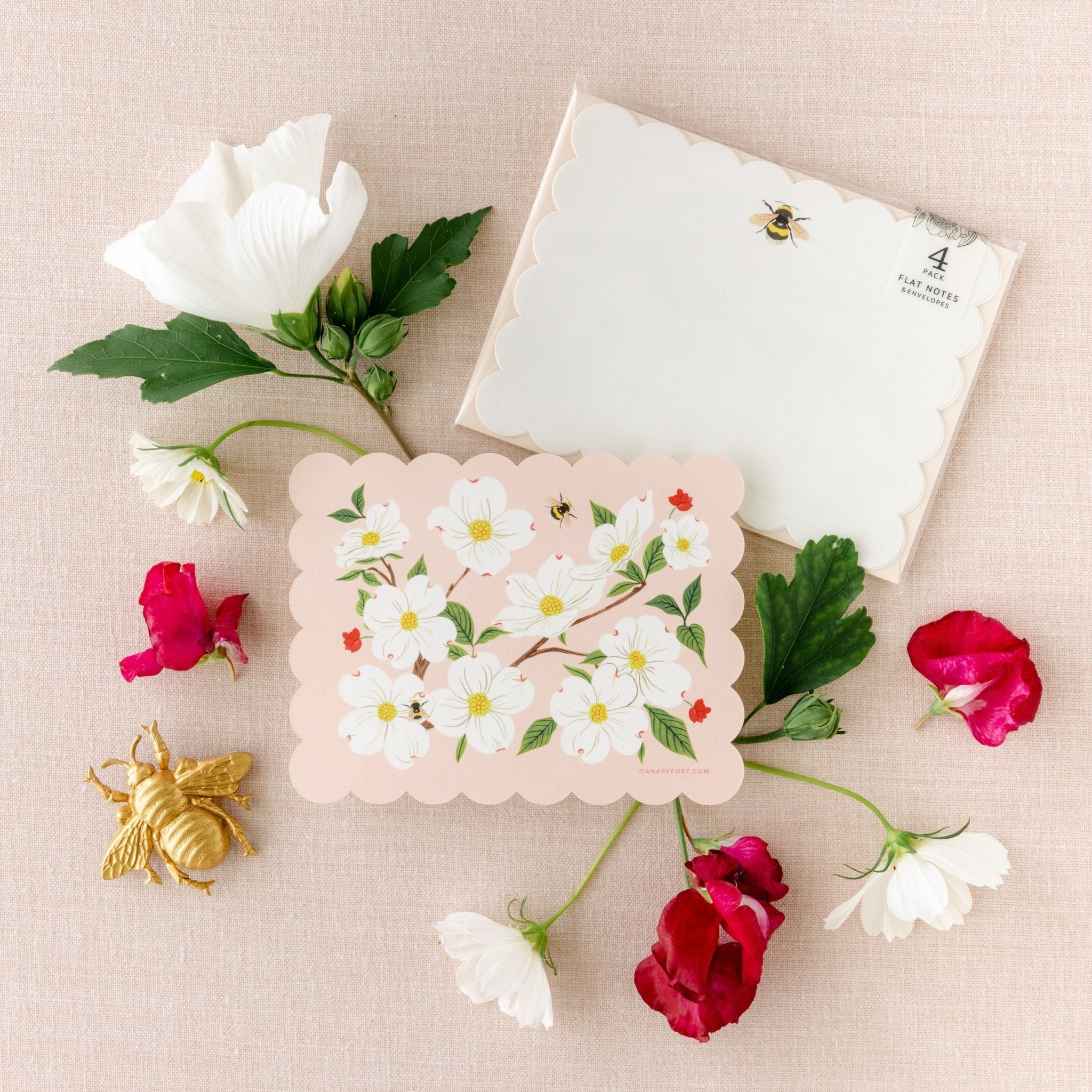 DOGWOOD Notecards | Set of 4