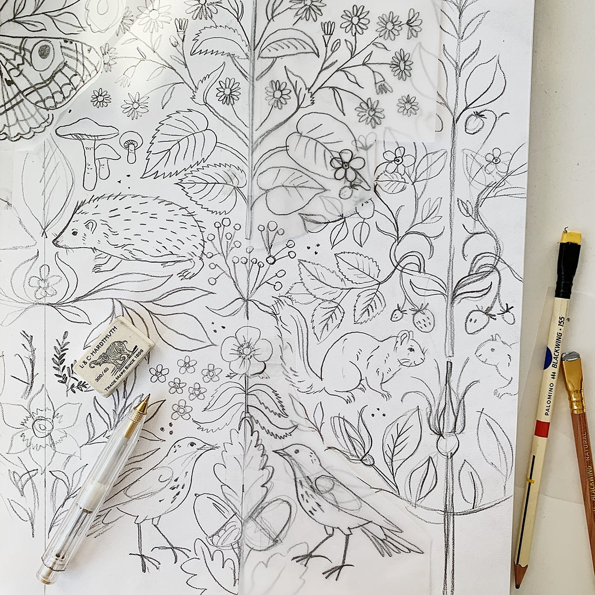 FLORA & FAUNA Birthday Card