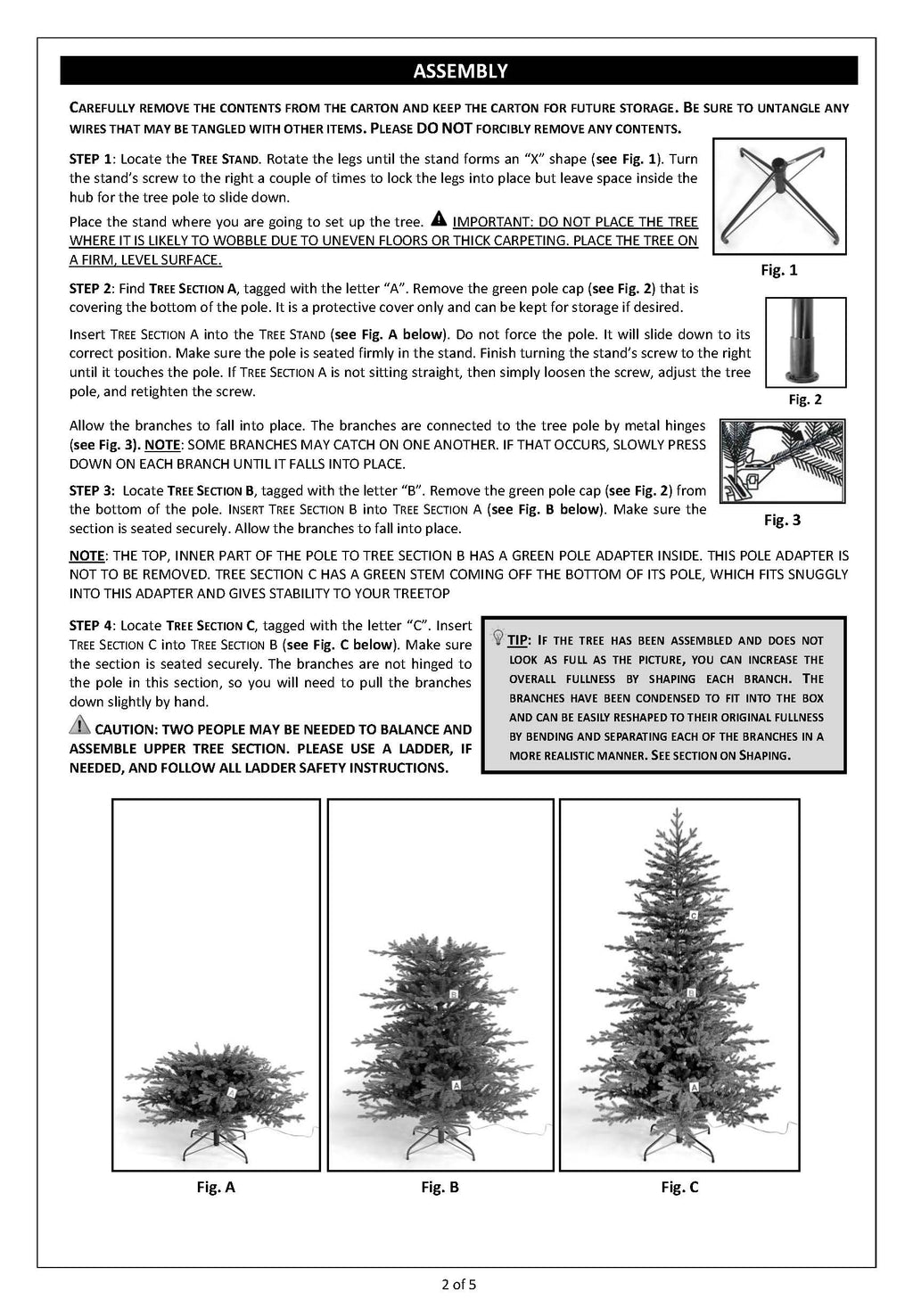 7 Foot Prelit Alberta Alpine Fir Christmas Tree