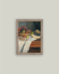 Still Life with Honeydew Framed Antique Art