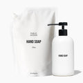 Stoneware Soap Dispenser + Hand Soap Refill
