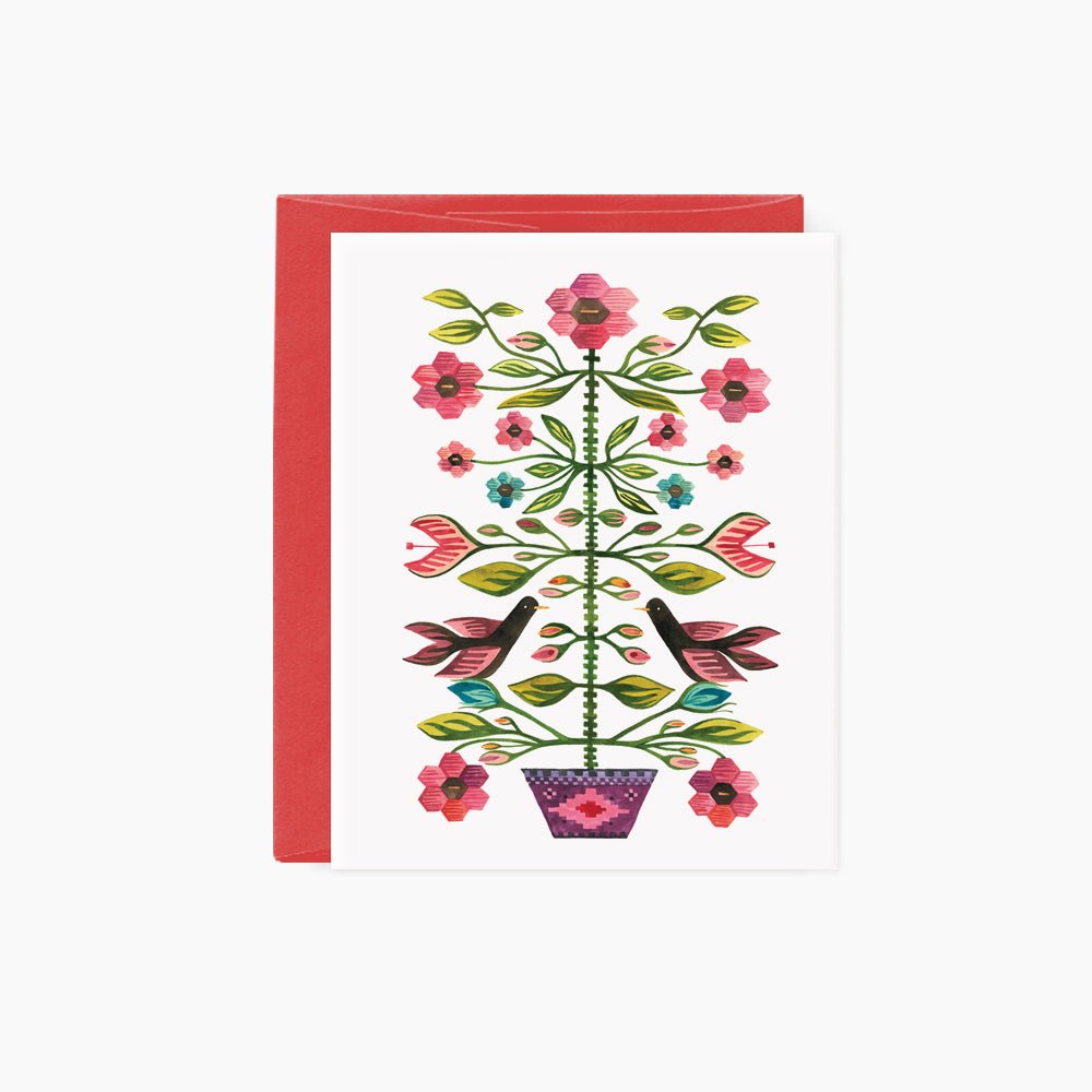 Romanian Folk Tapestry card